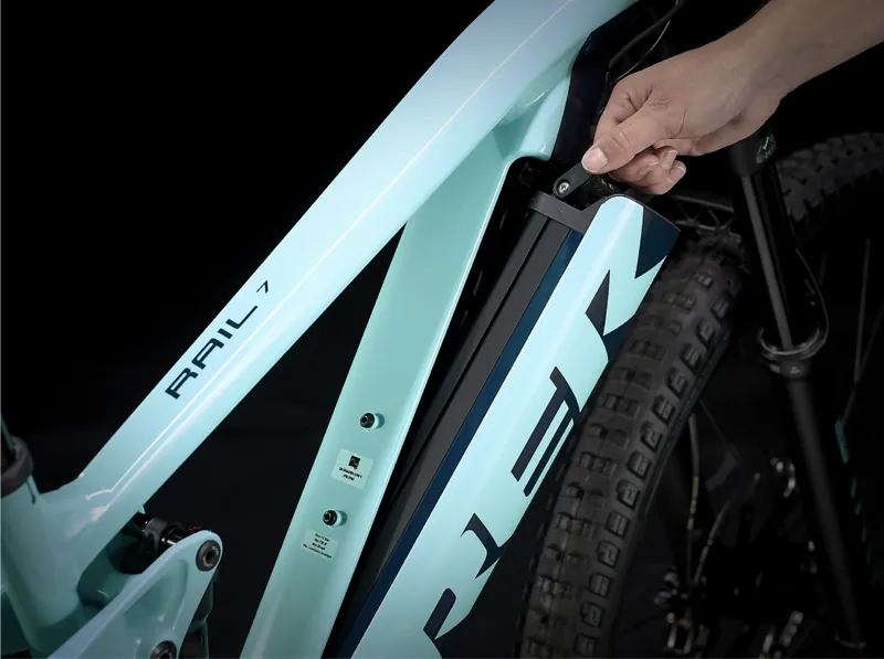 Trek Rail 7 SLX/XT 29er Electric Bike 2021 Miami Green/Nautical Navy-4